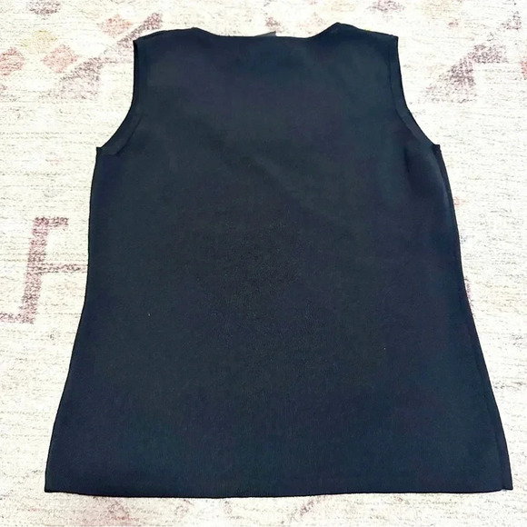 Y2K J.A.C. beaded collared black tank top size medium - Picture 10 of 10